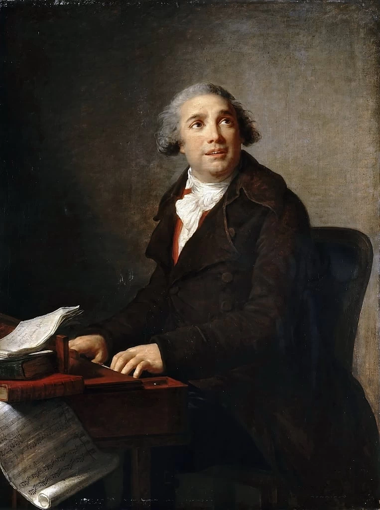 Élisabeth Ritratto di Giovanni Paisiello al clavicembalo